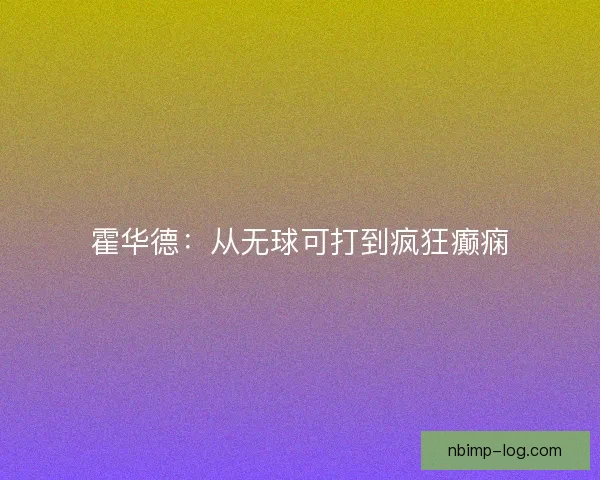 霍华德：从无球可打到疯狂癫痫